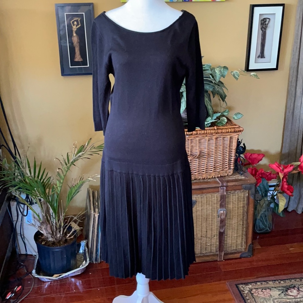 Marc New York. Lack Pleated Dress Sz M